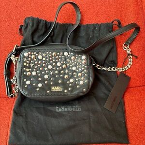 Karl Lagerfeld matching set (bag and heels)